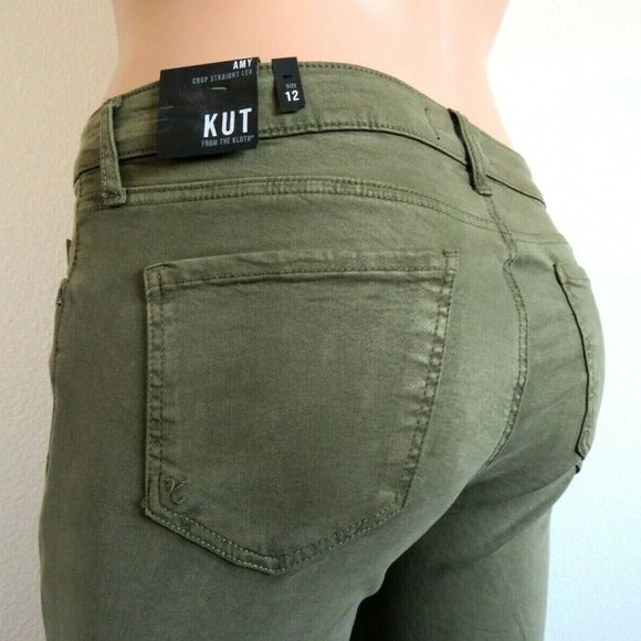 Kut from the Kloth Denim - KUT from the KLOTH Jeans 12P Crop Straight Leg NWT